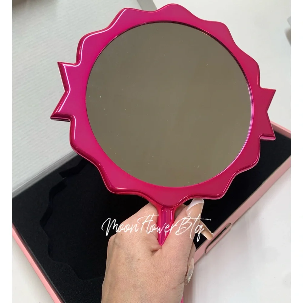 Jeffree Star 2020 Valentine’s Hot Pink Chrome Approved Hand Mirror